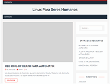 Tablet Screenshot of linuxparasereshumanos.com